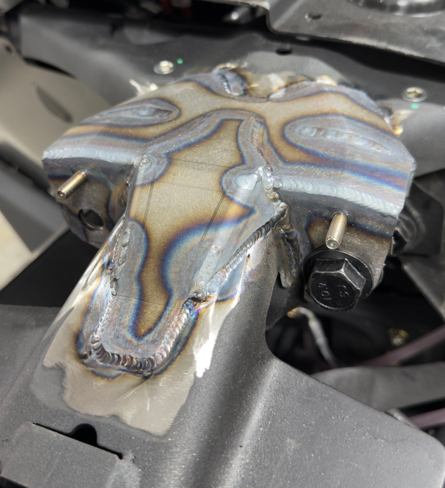 SHIFT Performance Labs - Can - Am Maverick R Front Upper Shock Mount Gusset Assembly (Weld - On Kit with Bolt Retainers) - UTVRaceShop.Com