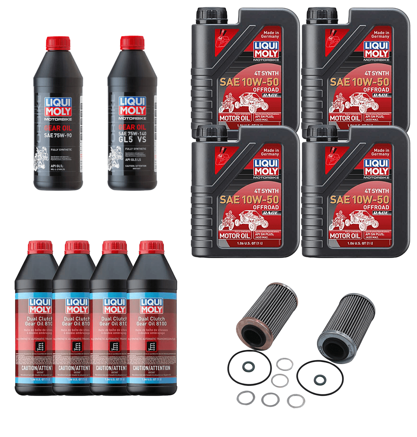 Liqui Moly - Can Am Maverick R Liqui Moly Complete Fluid Change Kit - UTVRaceShop.Com