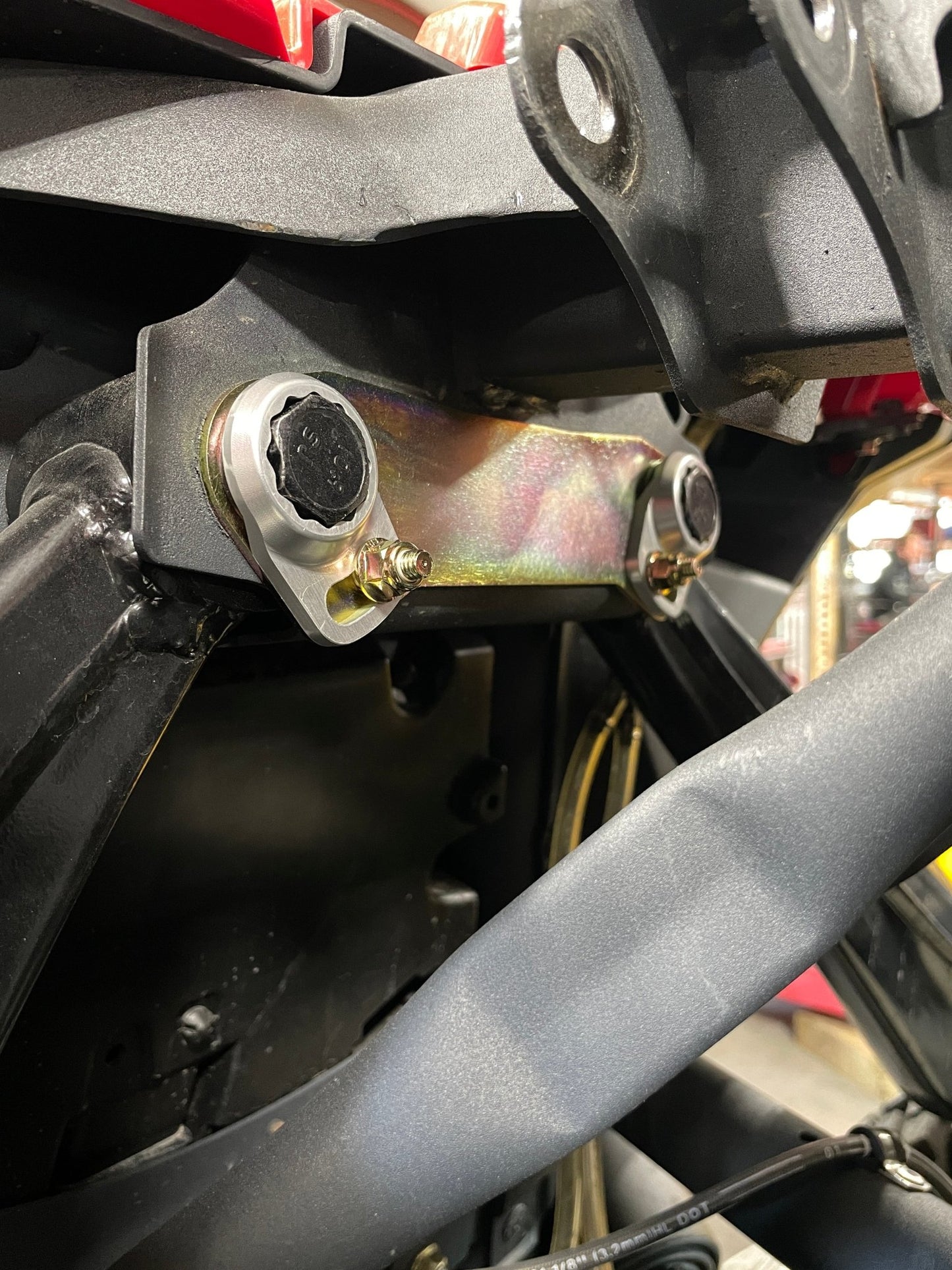 SHIFT Performance Labs - Can - Am Maverick R Rear Upper A - Arm Pivot Bolt Retainer - UTVRaceShop.Com