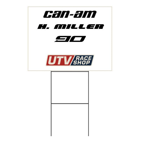 UTV Race Shop - Custom Trackside Pit Sponsor Signs - UTVRaceShop.Com