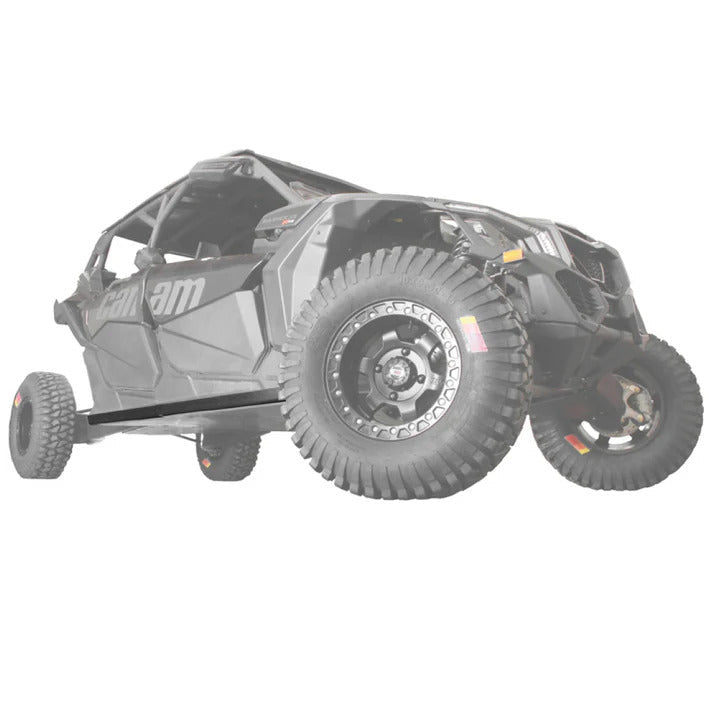 Factory UTV - Factory UTV 2017 - 2025 Can - Am Maverick X3 UHMW Rock Sliders - UTVRaceShop.Com