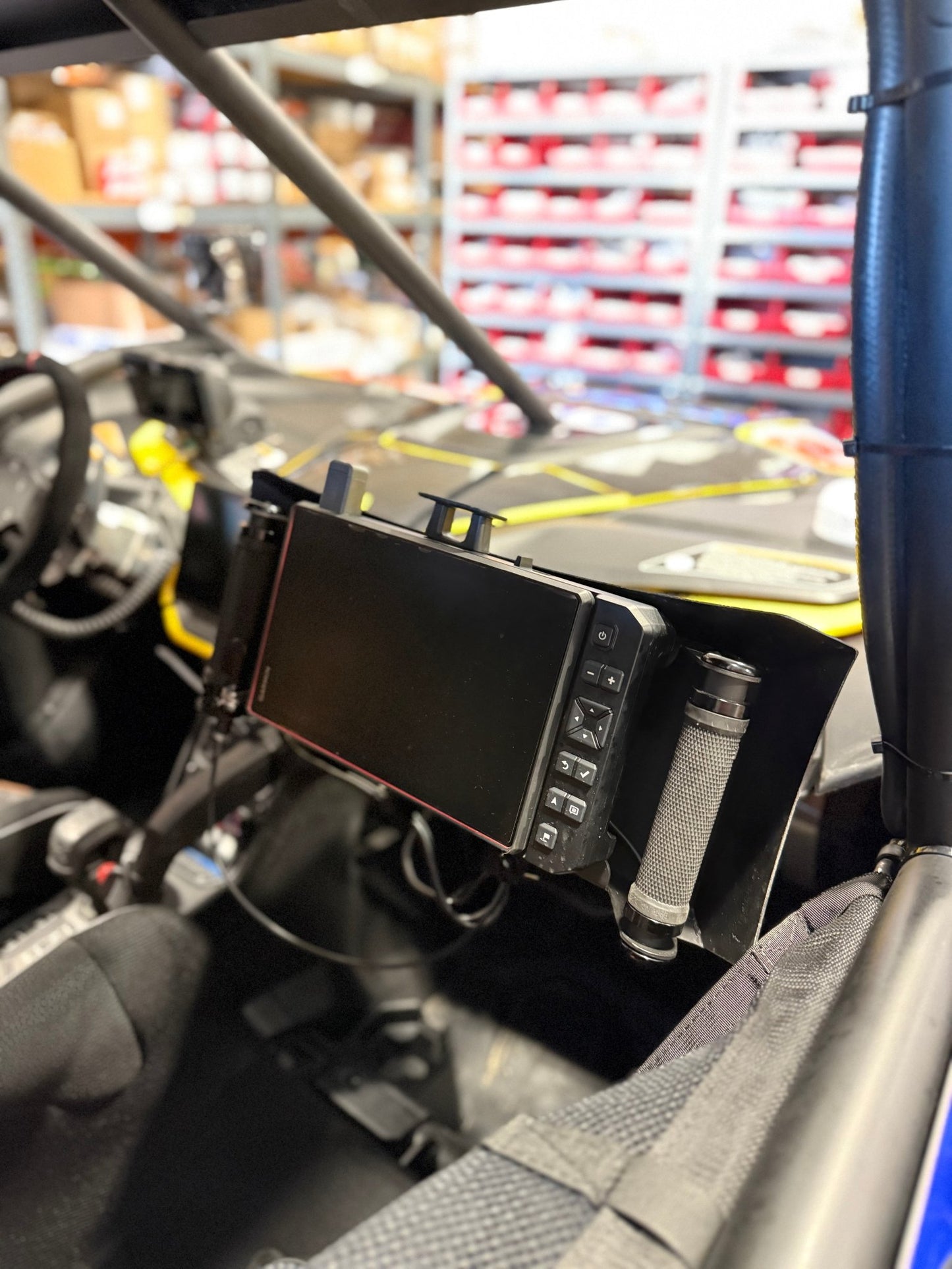 SHIFT Performance Labs - Garmin Tread XL GPS Mount with Telescopic Post and Mount for Can - Am Maverick R - UTVRaceShop.Com