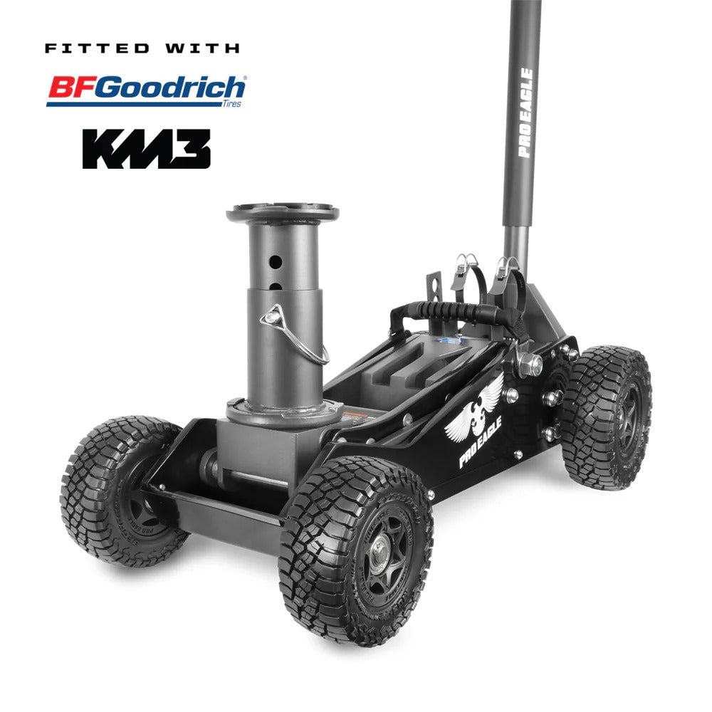 Pro Eagle - Pro Eagle 3-Ton Kratos Big Wheel Off-Road Floor Jack - UTVRaceShop.Com