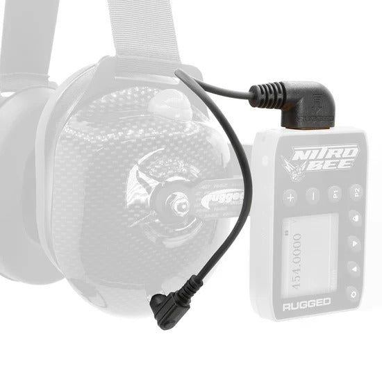 Rugged Radios - Rugged Radios Headset to Scanner (Nitro Bee Xtreme) Straight Cord - Short - UTVRaceShop.Com