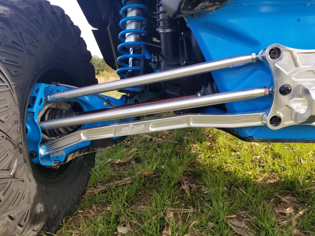 CT Race Worx - CT Race Worx X3 72" High Clearance WORX Series Billet Radius Rod Kit 2022+ - Black - UTVRaceShop.Com