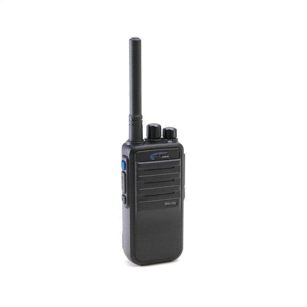 Rugged Radios - Rugged Radios RDH16 - U UHF Analog & Digital 5 - Watt Handheld Radio 32 Channels (16 Analog & 16 Digital) - UTVRaceShop.Com