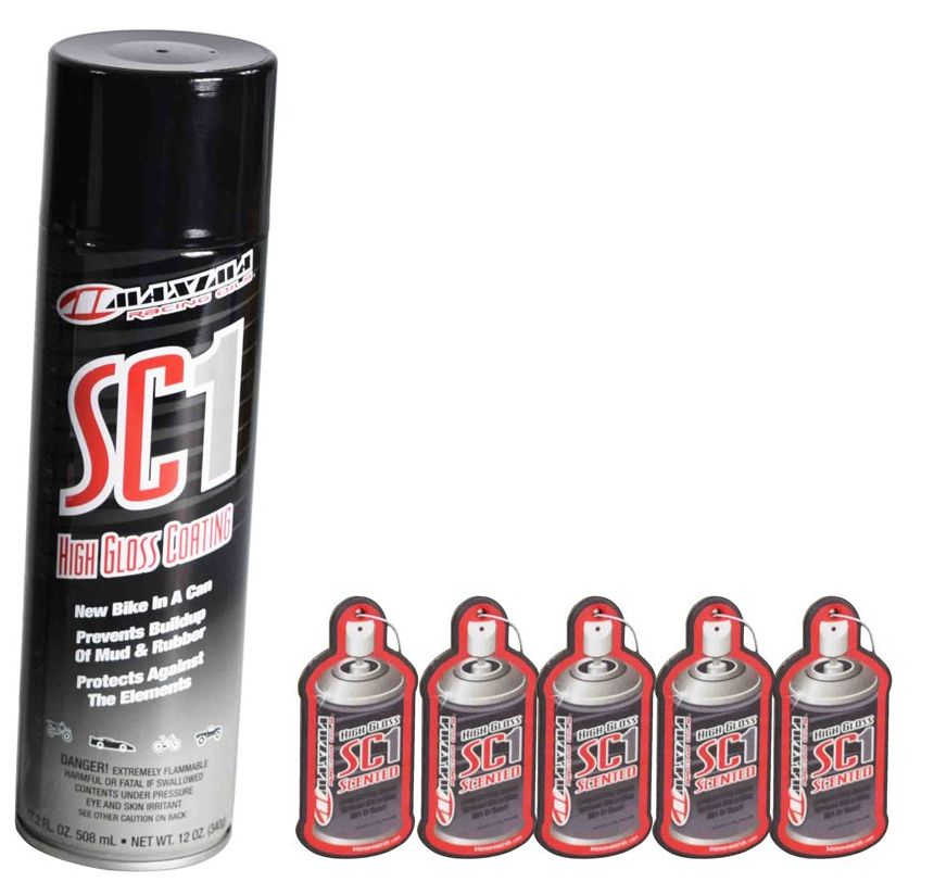 Maxima Racing Oils SC1 High Gloss Silicone Clear Coat 12oz. Spray Case/12  Pack
