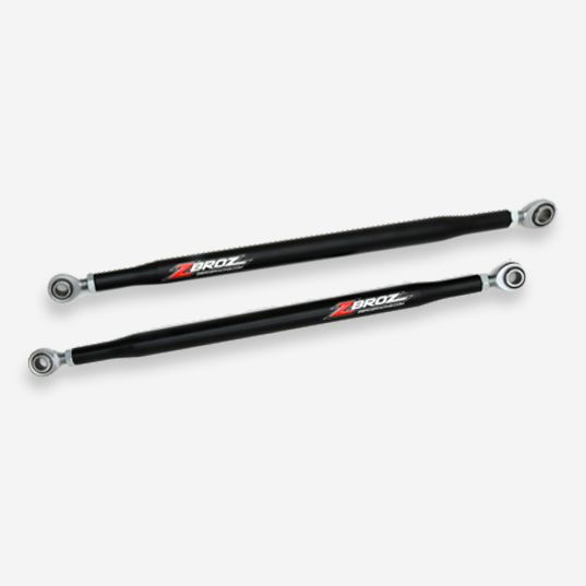 ZBROZ - ZBROZ RS1 HD Pro Radius Rod Kit - Upper and Lower - Black - UTVRaceShop.Com