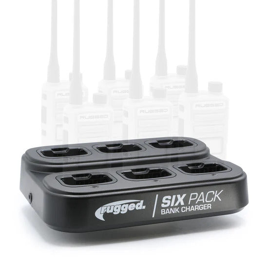 Rugged Radios 6-Pack Charger For Rdhx Radios