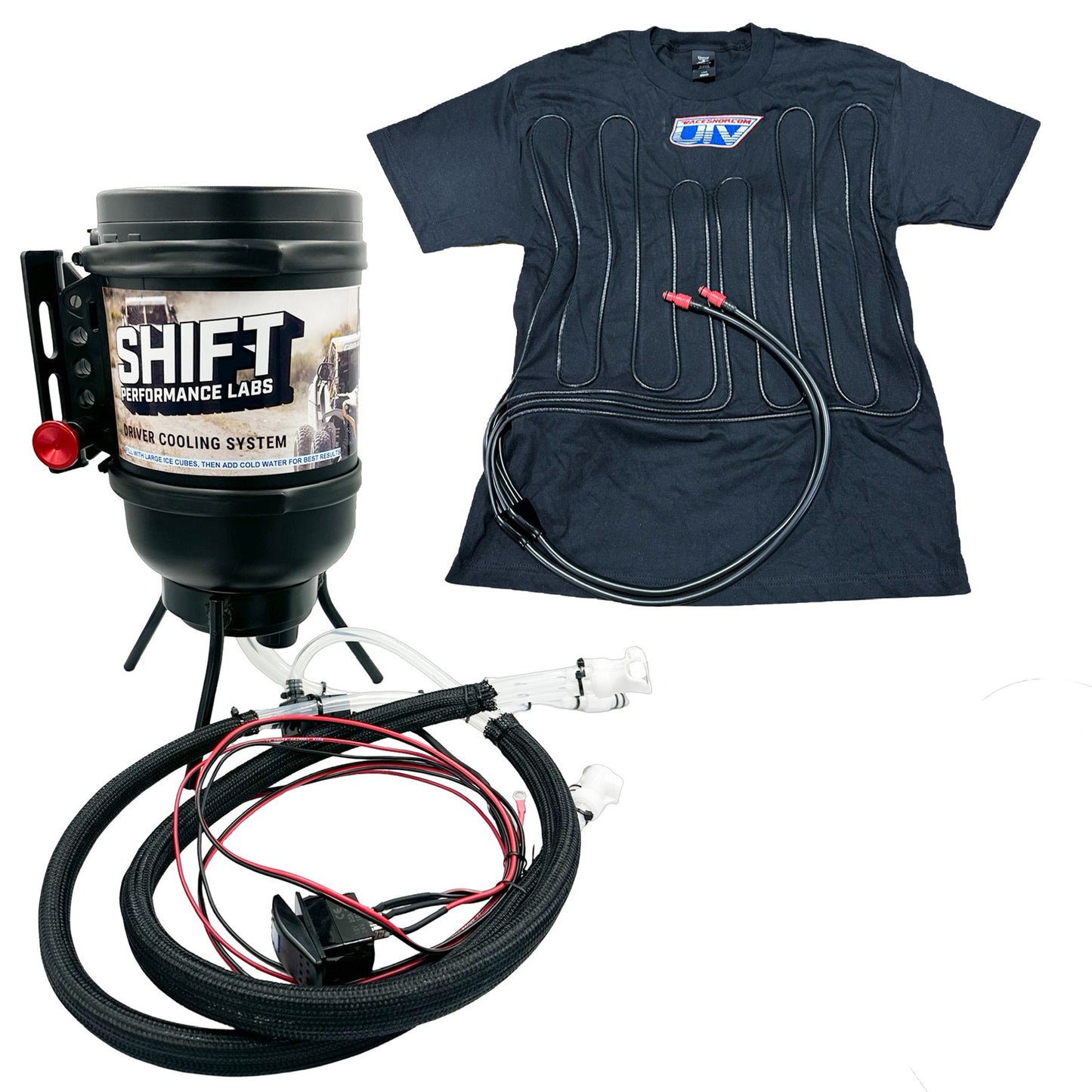 SHIFT Performance Labs Driver Cool Shirt System w Ice Water Shirt