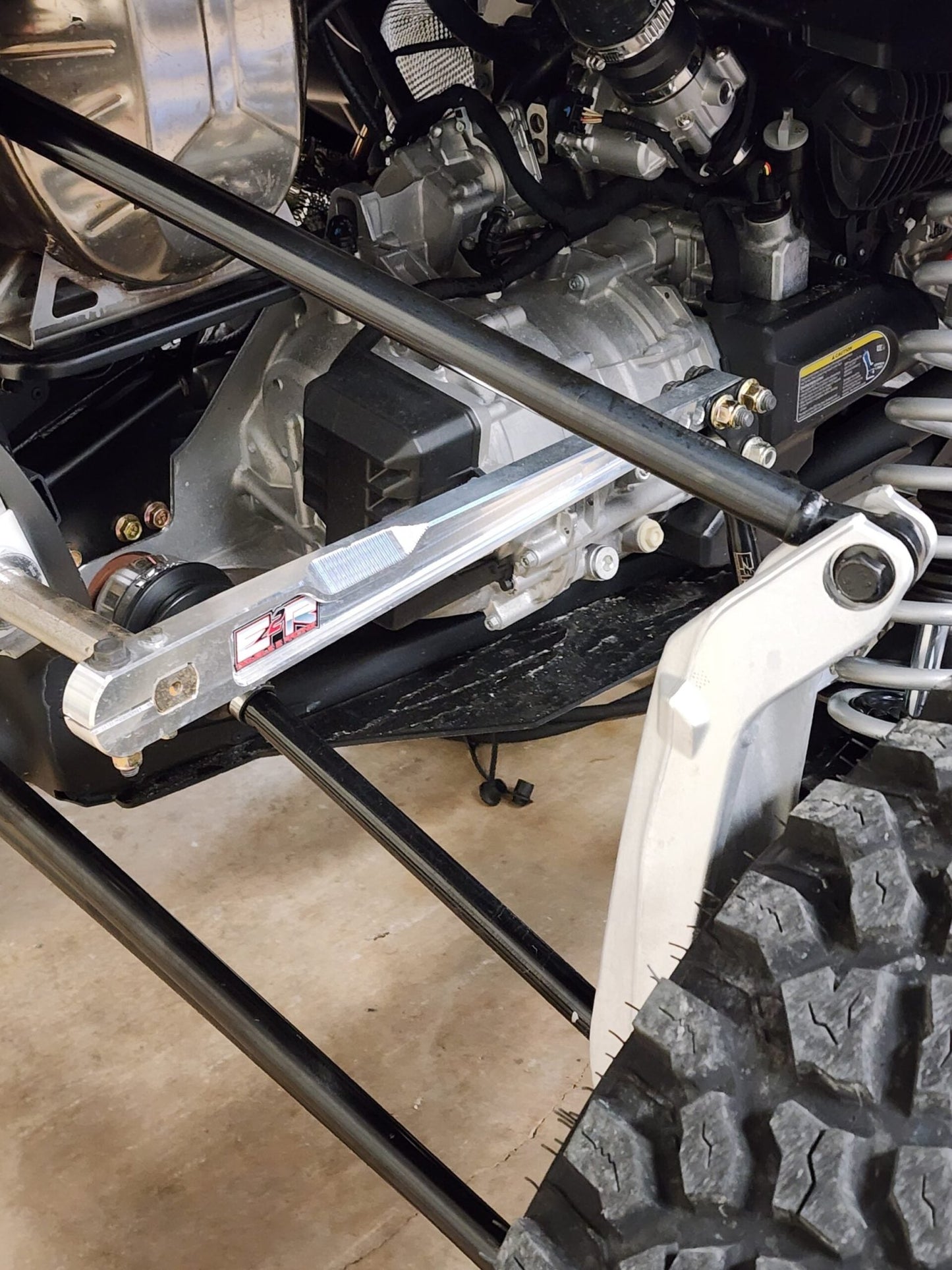 Double E Racing - Adjustable Maverick R Rear Sway Bar w/ Links By Double E Racing - UTVRaceShop.Com