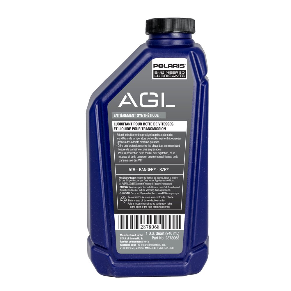 Polaris - AGL Automatic Gearcase Lubricant and Transmission Fluid - 1 Quart - UTVRaceShop.Com