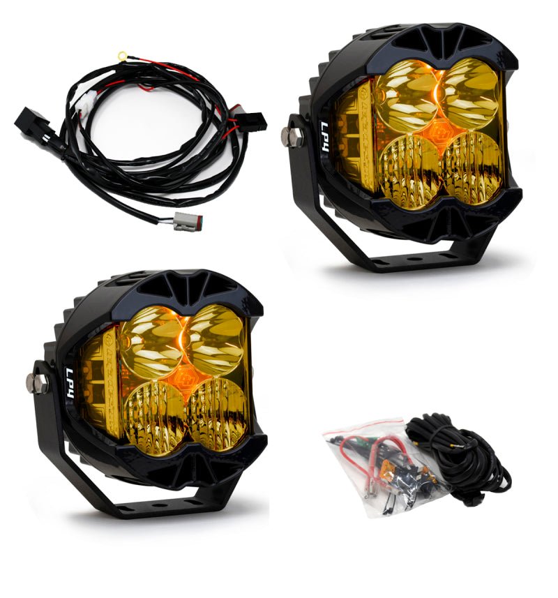 Baja Designs LP4 Pro Driving Combo 4in LED Light (Pair of 2)