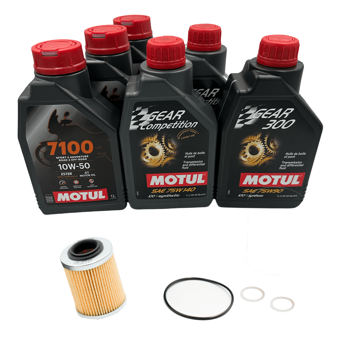 URS - Can Am Defender/ Commander/ Maverick Trail/Sport Motul Complete Fluid Change Kit - UTVRaceShop.Com