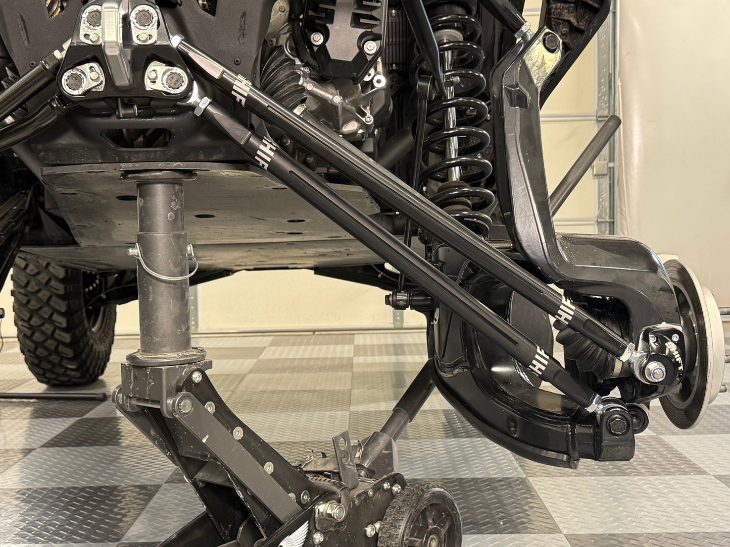 SHIFT Performance Labs - Can-Am Maverick R Adjustable Straight Radius Rod Kit - Billet 7075 Race-Series w/ Double Shear Middle Rod End - UTVRaceShop.Com