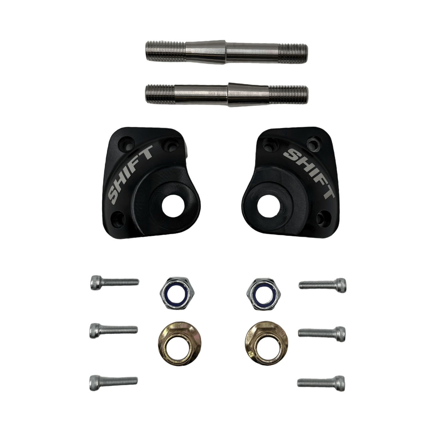 SHIFT Performance Labs - Can - Am Maverick R Adjustable Straight Radius Rod Kit - Billet 7075 Race - Series w/ Double Shear Middle Rod End - UTVRaceShop.Com
