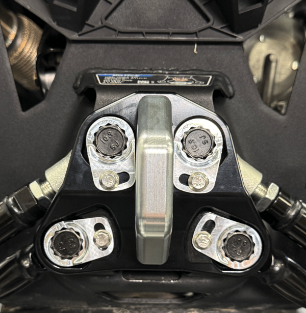 SHIFT Performance Labs - Can - Am Maverick R Race - Series Rear Radius Rod Plate and Bolt Retainer System - UTVRaceShop.Com