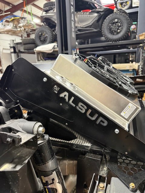 Alsup Racing Can-Am Maverick R Radiator Relocation Kit for Performance – UTVRaceShop.Com