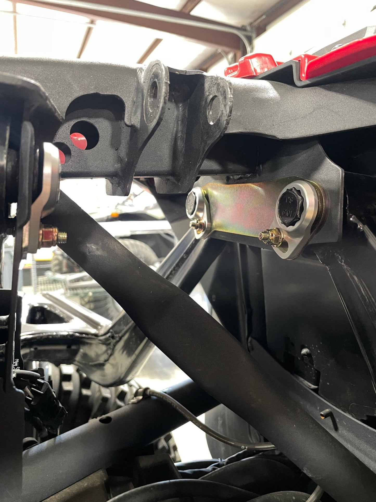 SHIFT Performance Labs - Can - Am Maverick R Rear Upper A - Arm Pivot Bolt Retainer - UTVRaceShop.Com