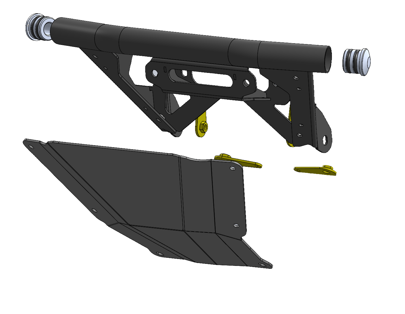 SHIFT Performance Labs - Can - Am Maverick R Sport Front Bumper with Skid Plate - UTVRaceShop.Com