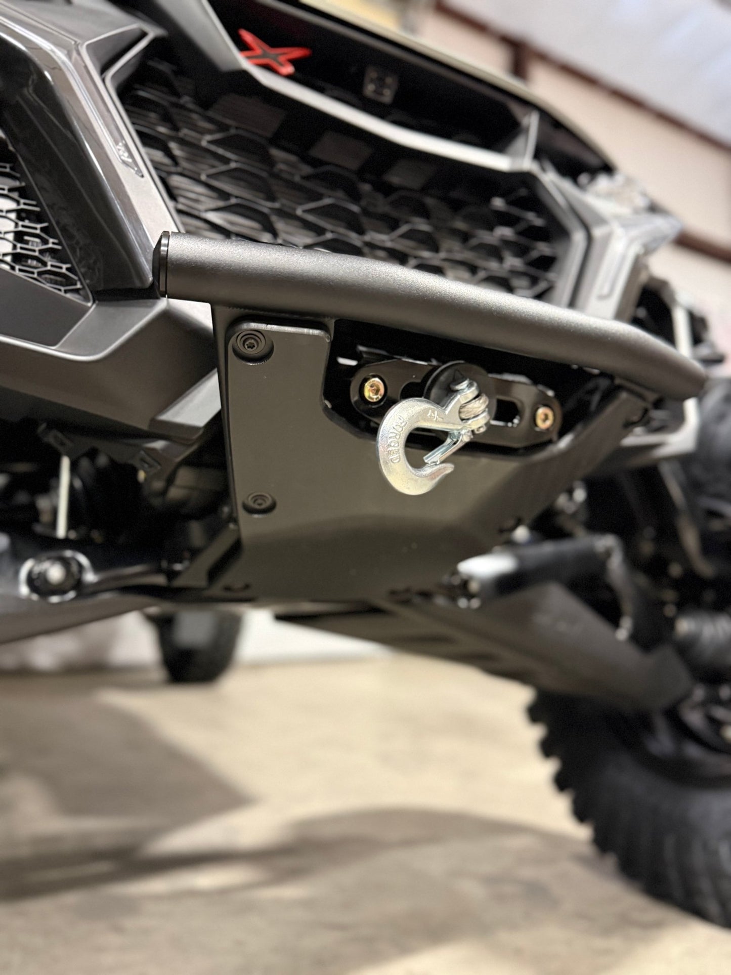 SHIFT Performance Labs - Can - Am Maverick R Sport Front Bumper with Skid Plate - UTVRaceShop.Com