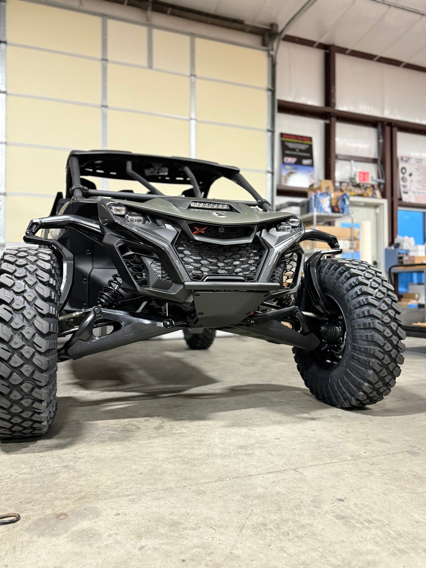 SHIFT Performance Labs - Can - Am Maverick R Sport Front Bumper with Skid Plate - UTVRaceShop.Com