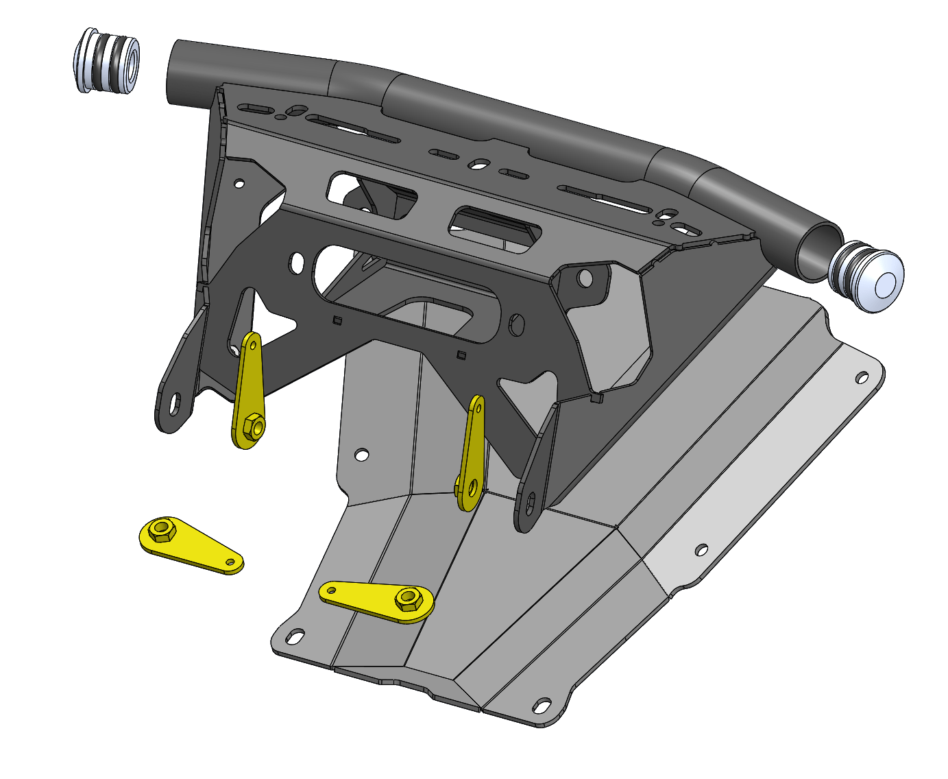 SHIFT Performance Labs - Can - Am Maverick R Sport Front Bumper with Skid Plate - UTVRaceShop.Com