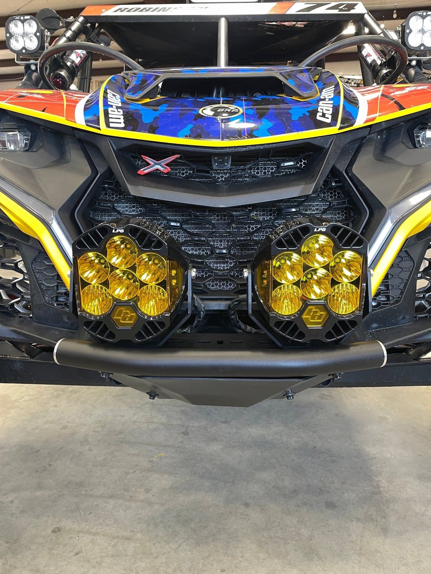 SHIFT Performance Labs - Can - Am Maverick R Sport Front Bumper with Skid Plate - UTVRaceShop.Com