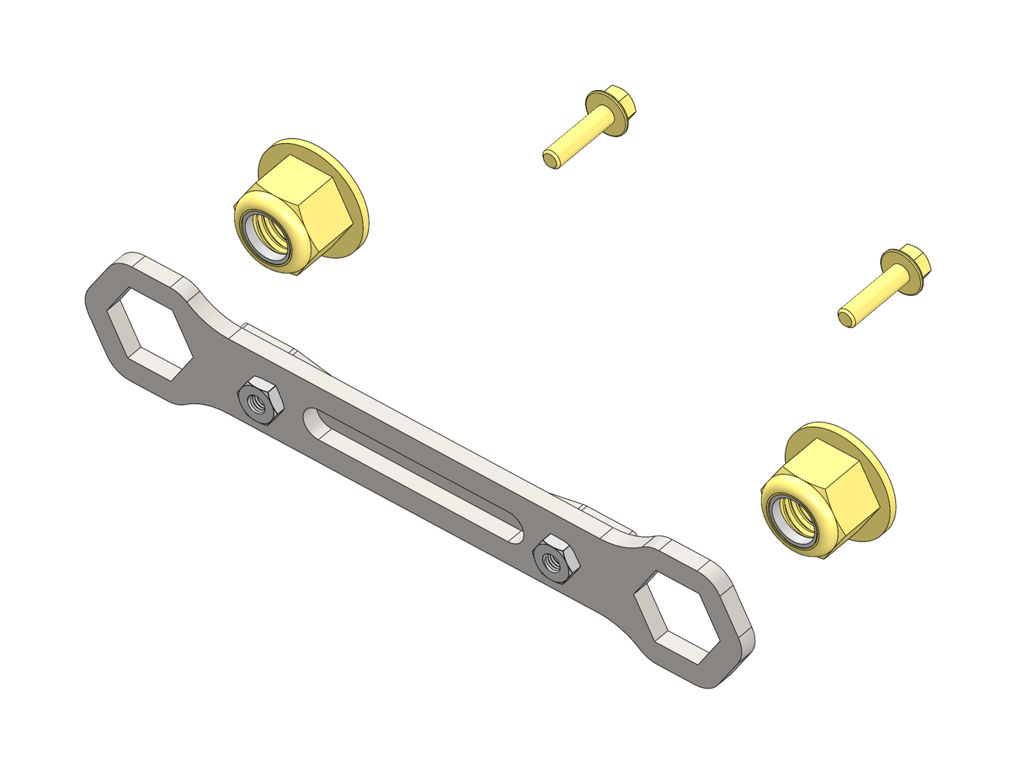 SHIFT Performance Labs - Can - Am Maverick R Upper A - Arm Rear Anti - Spin Nut Retainer - UTVRaceShop.Com