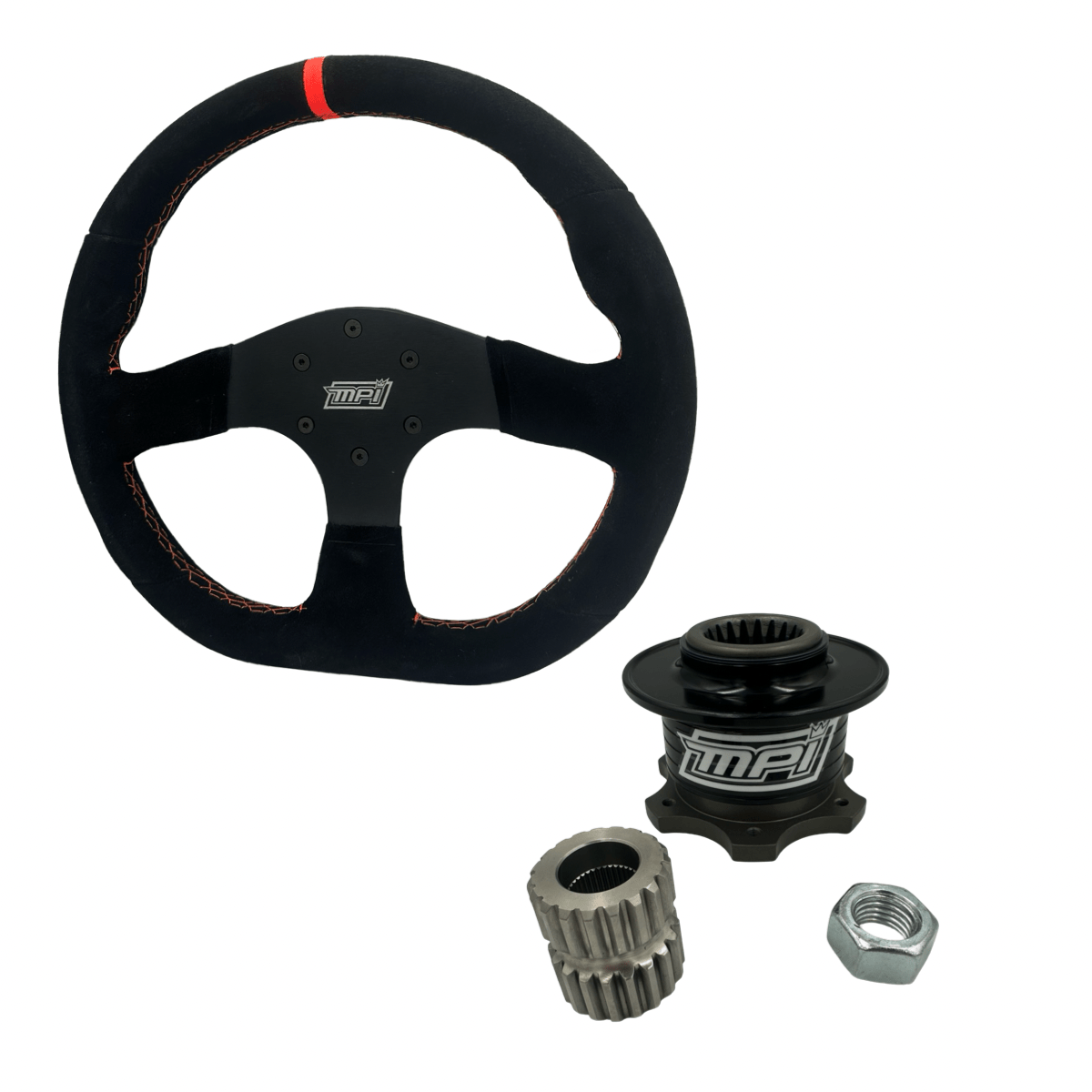 Can-Am / Polaris MPI Steering Wheel + Quick Release Setup