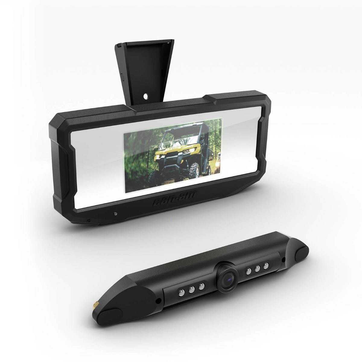 Factory Rearview Mirror Can-Am Rear View Mirror with Camera Monitor - Enhance Safety ...