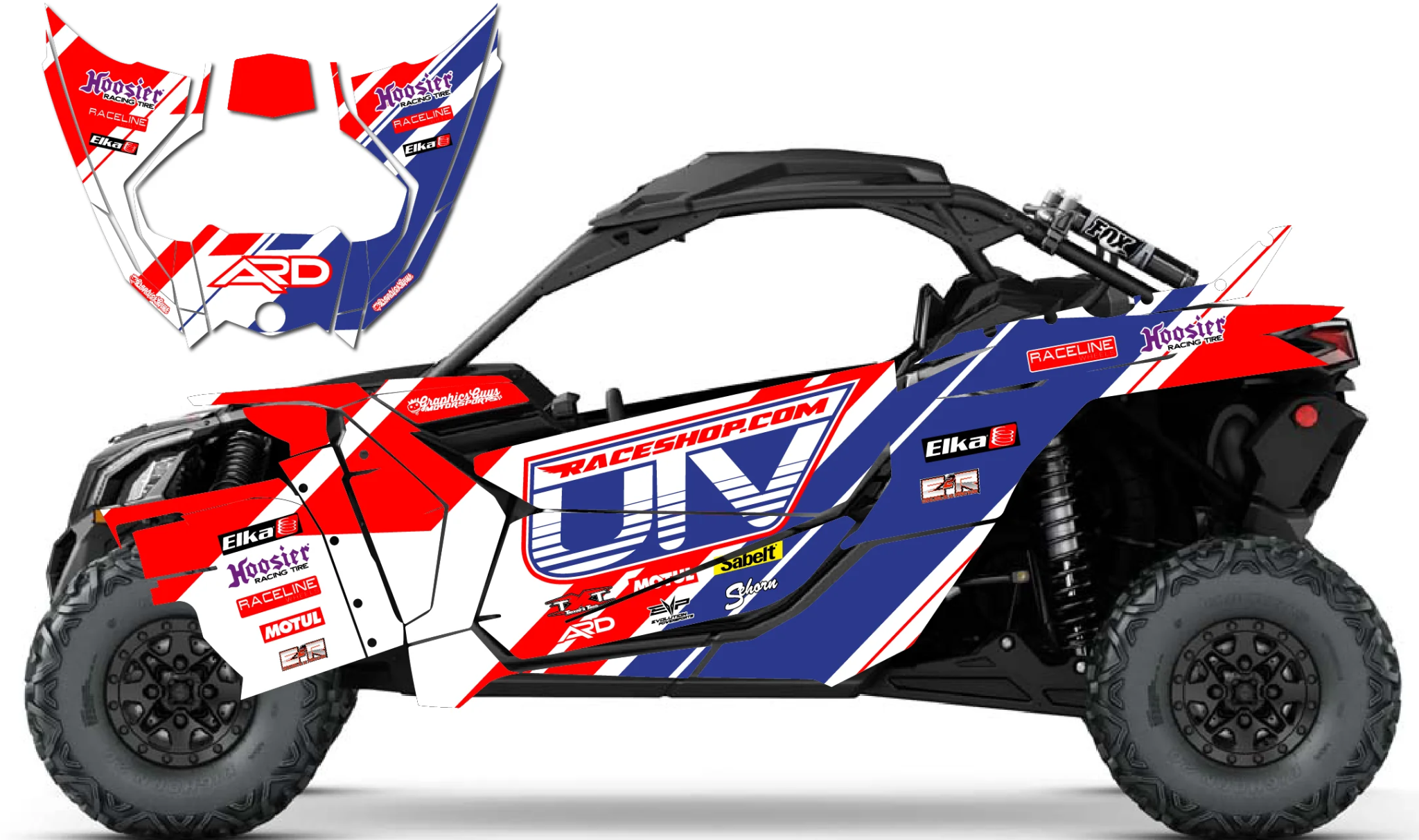 Can Am X3 Graphics Kit - UTV Race Shop Special Edition – UTVRaceShop.Com
