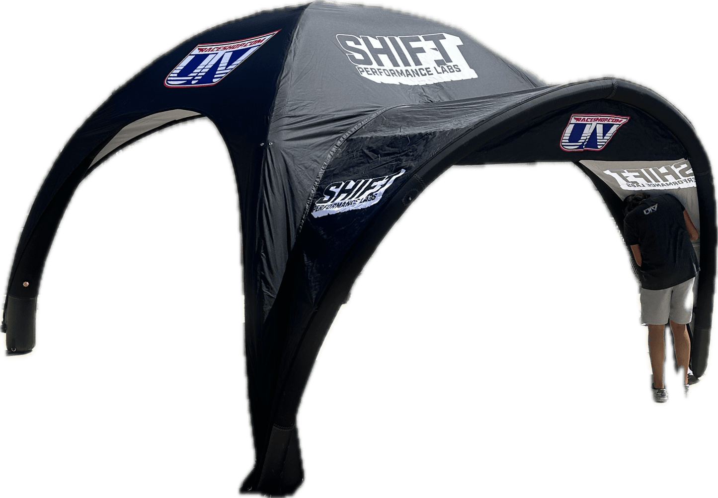 UTVRaceShop.Com - Custom Inflatable Motorsports Pit Canopy / Event Canopy - UTVRaceShop.Com