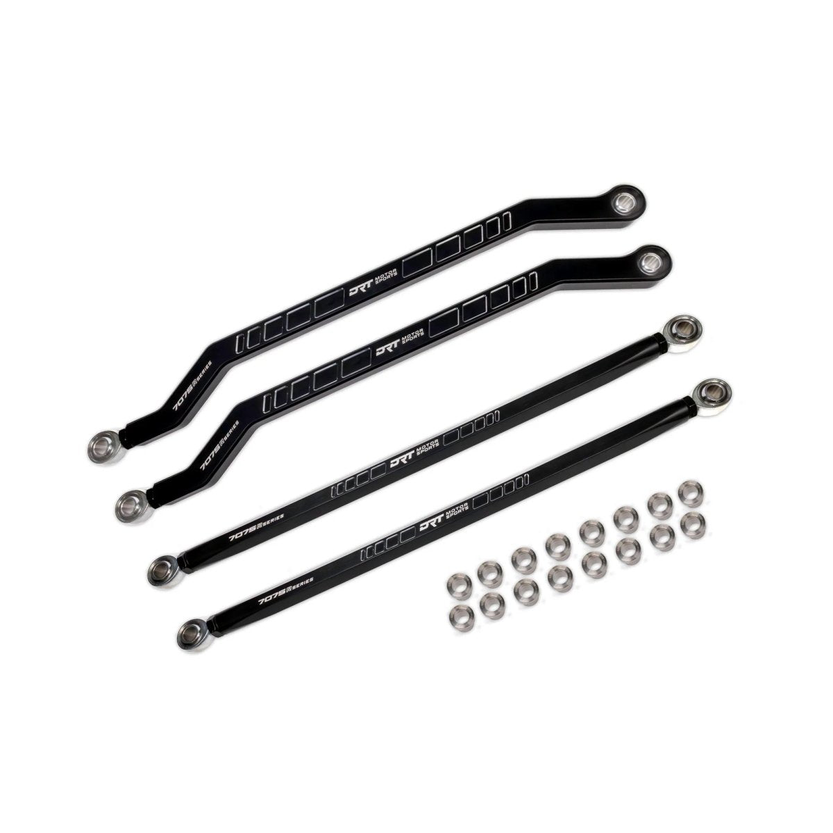 DRT Motorsports - DRT Billet Aluminum Race Series High Clearance Radius Rod Set For Polaris Pro R / Pro S / Turbo R - UTVRaceShop.Com