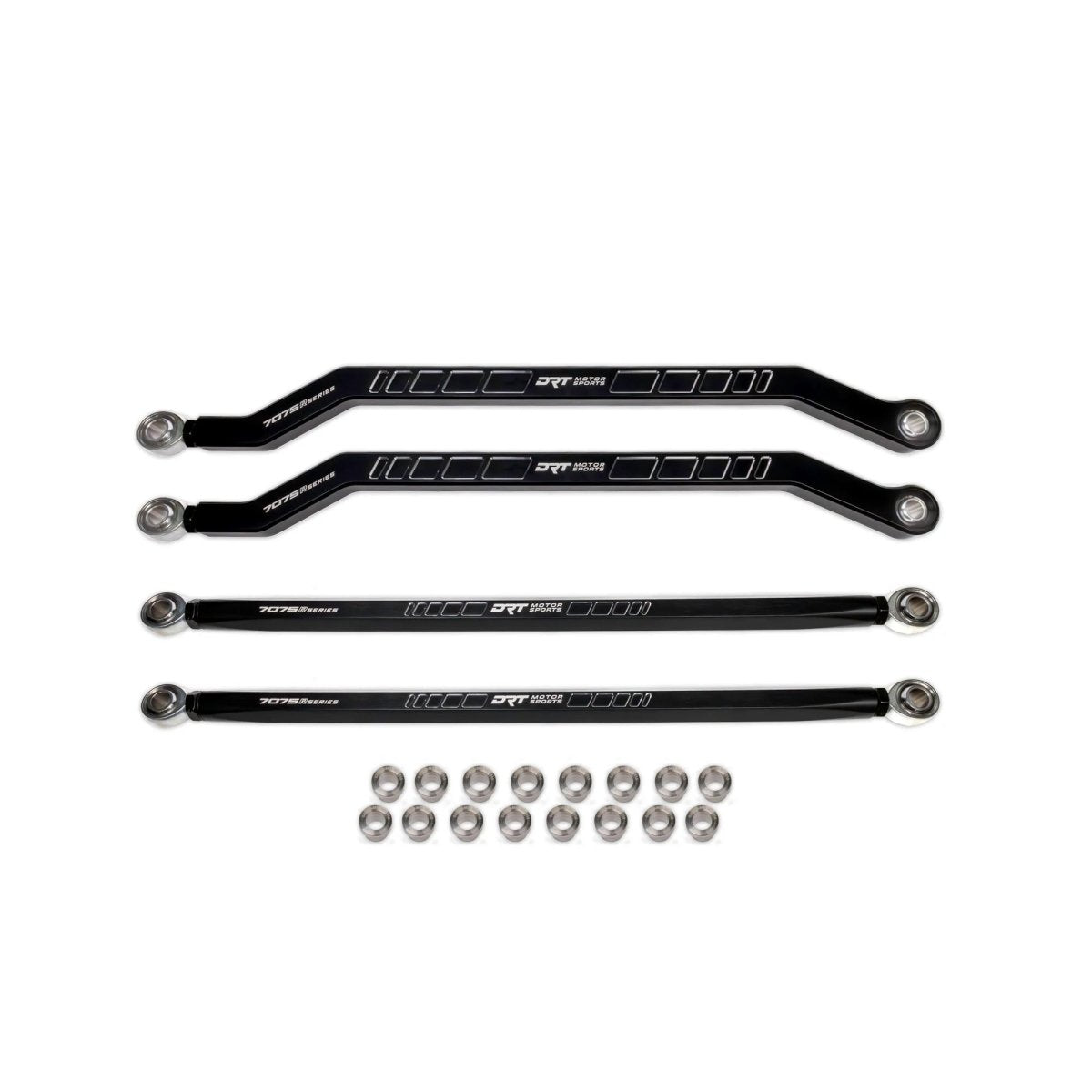 DRT Billet Aluminum Race Series High Clearance Radius Rod Set For Polaris Pro R / Pro S / Turbo R