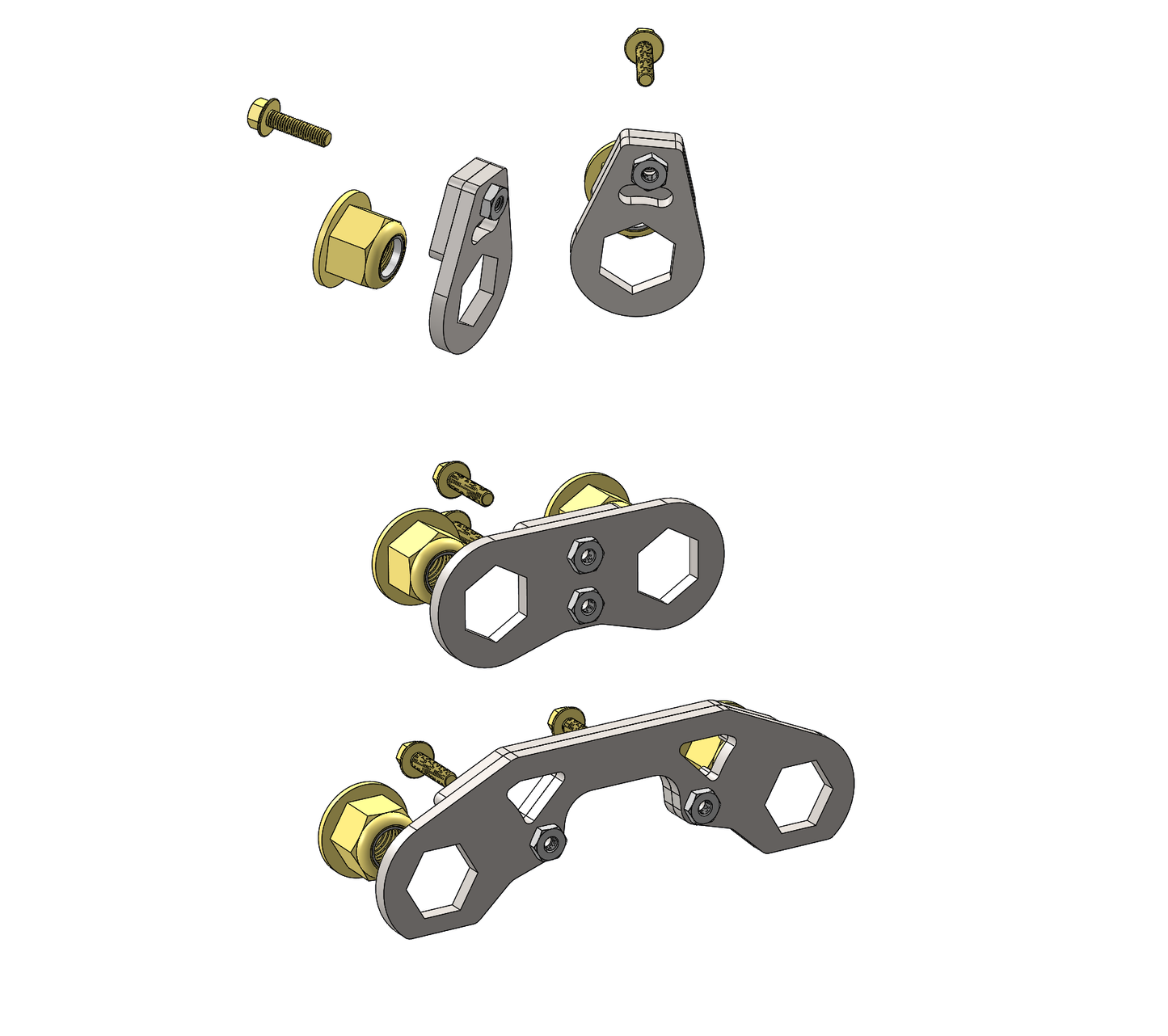 Can-Am Maverick R Rear Radius Rod Anti-Spin Nut Retainer Kit