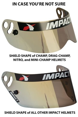 Impact Racing - Impact Helmet Anti - Fog Shields for Air Drafts / EVO's / 1320's / Draft TS's - UTVRaceShop.Com