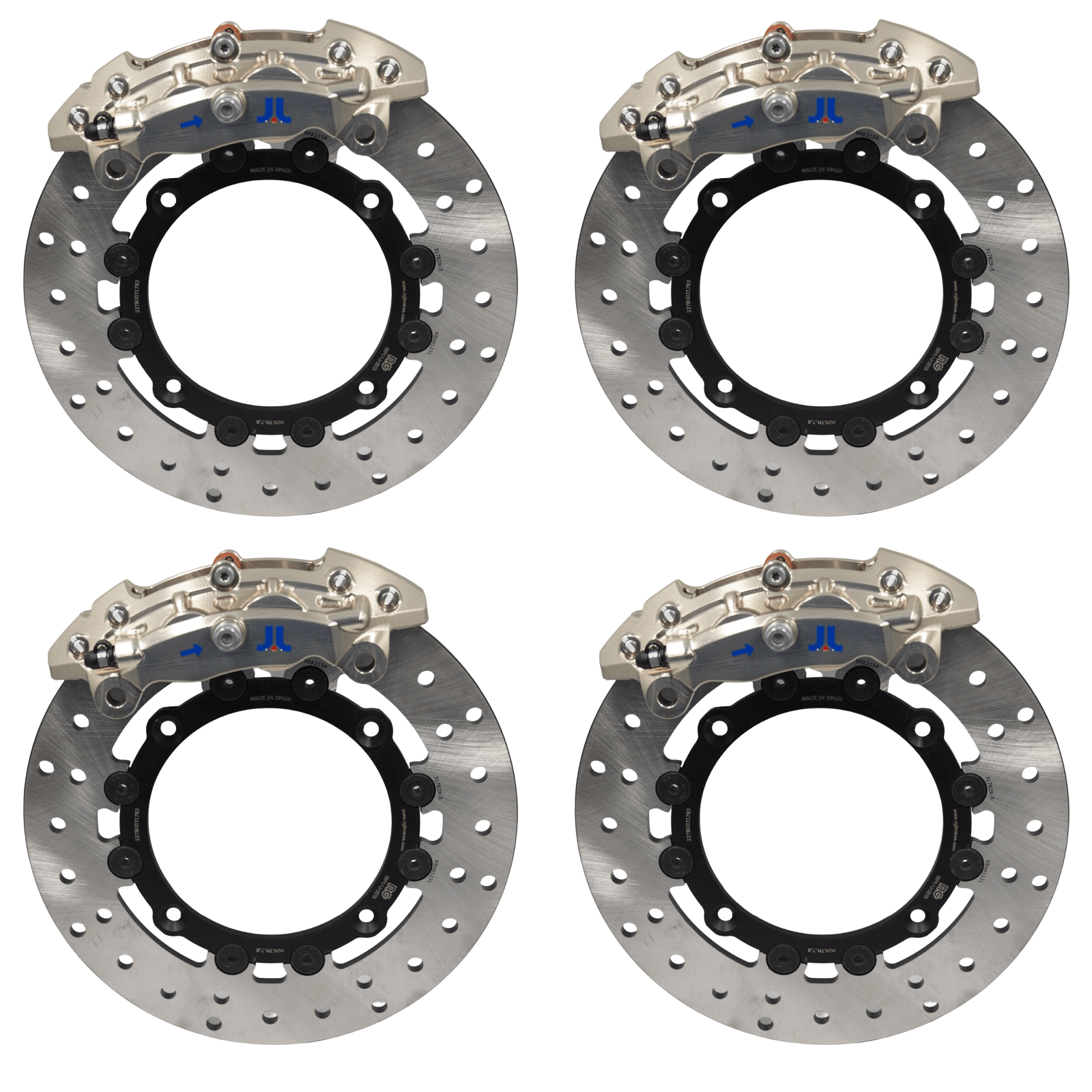 J. Juan Can Am X3 Big Brake Kit w/ Floating Rotors - CNC Machined