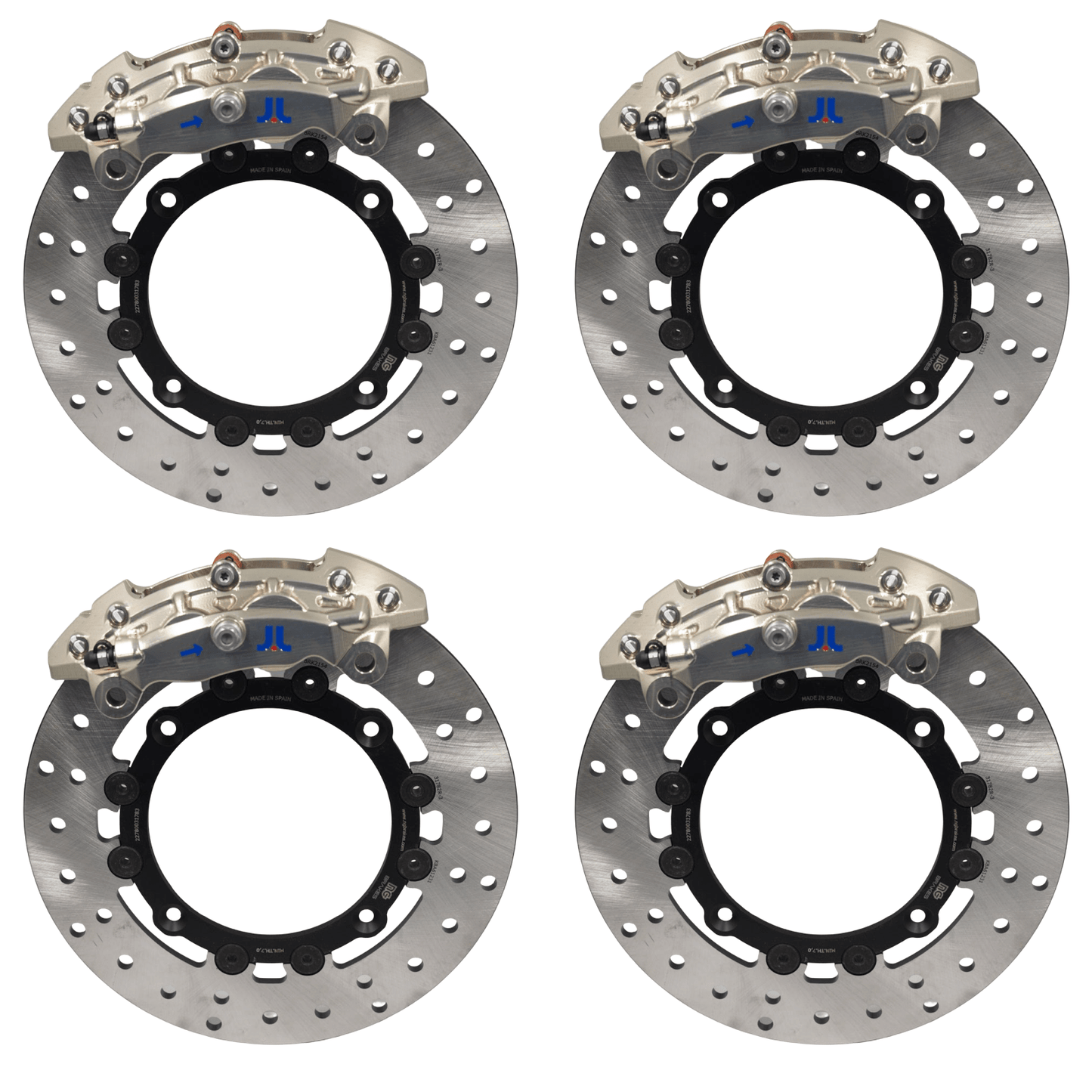 J.JUAN Brake Systems - J. Juan Can Am X3 Big Brake Kit w/ Floating Rotors - CNC Machined - UTVRaceShop.Com