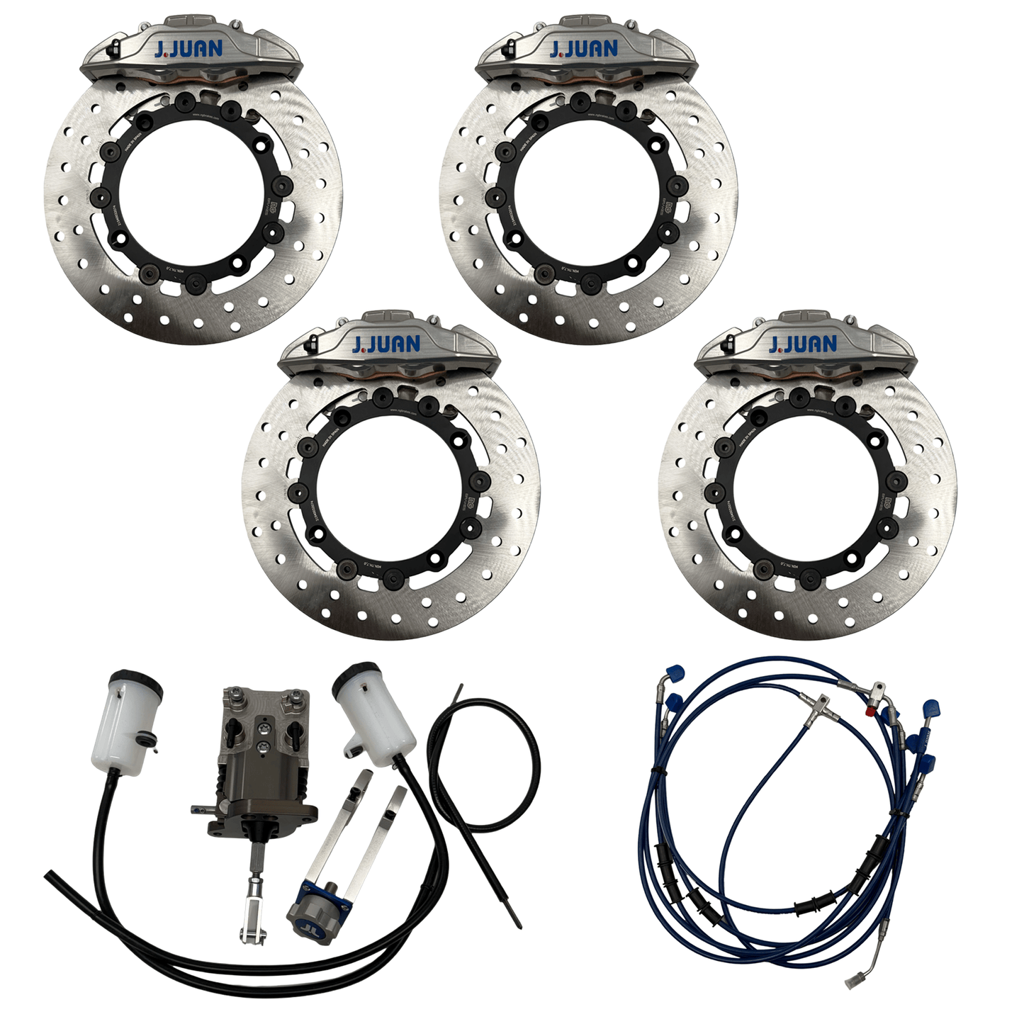 J.JUAN Brake Systems - J.Juan Yamaha YXZ1000 Full Racing Brake Kit - UTVRaceShop.Com