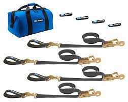 Mac's Tie Downs - Mac's 2" x 8" UTV Tie - Down Pack with Direct Hook - UTVRaceShop.Com