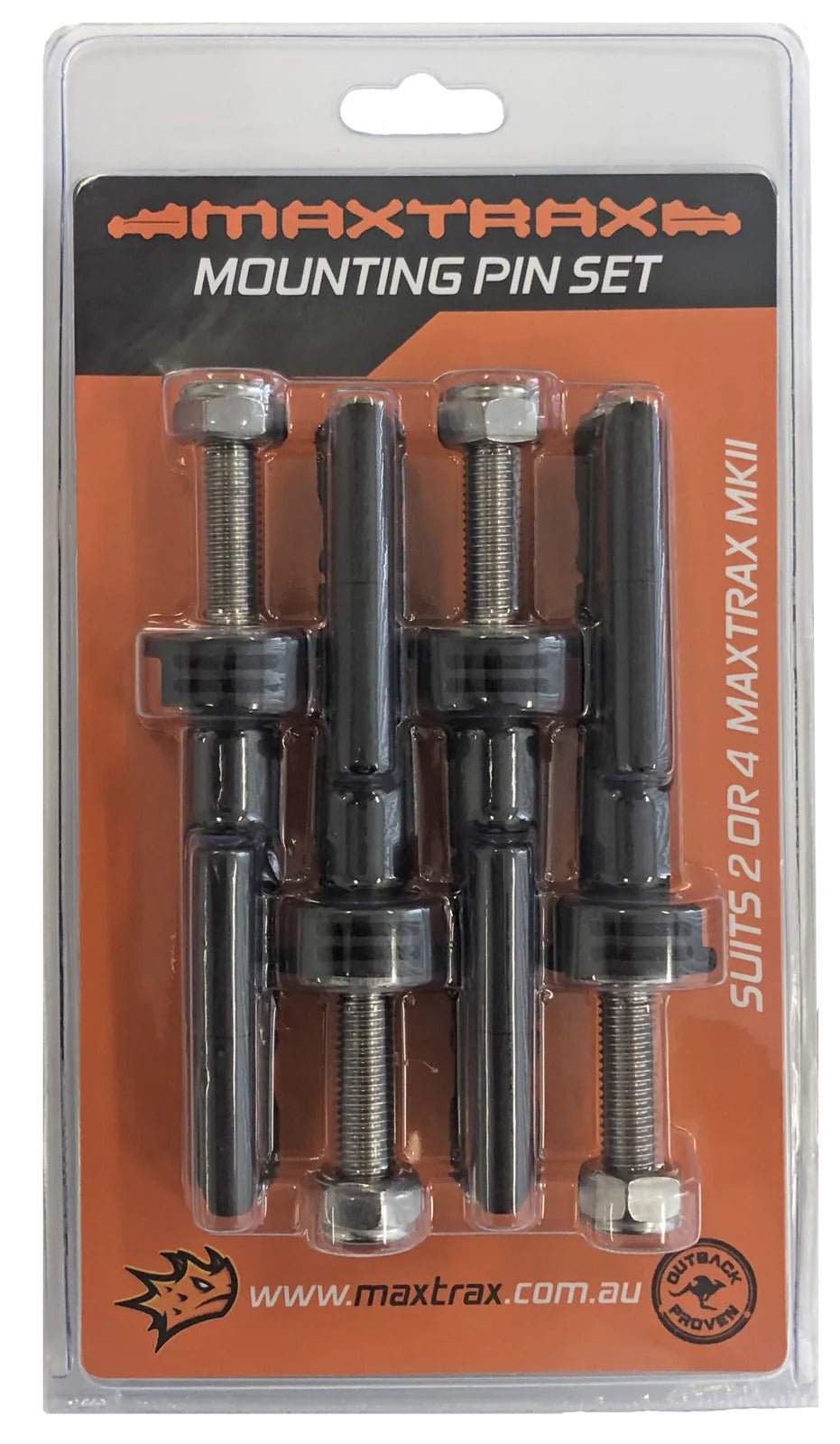 Maxtrax - MAXTRAX Mounting Pin Set - MKII/LITE/MINI (17MM or 40MM) - UTVRaceShop.Com