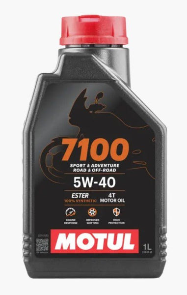 Motul 7100 Synthetic Engine Oil 5W-40 - 1L High Performance