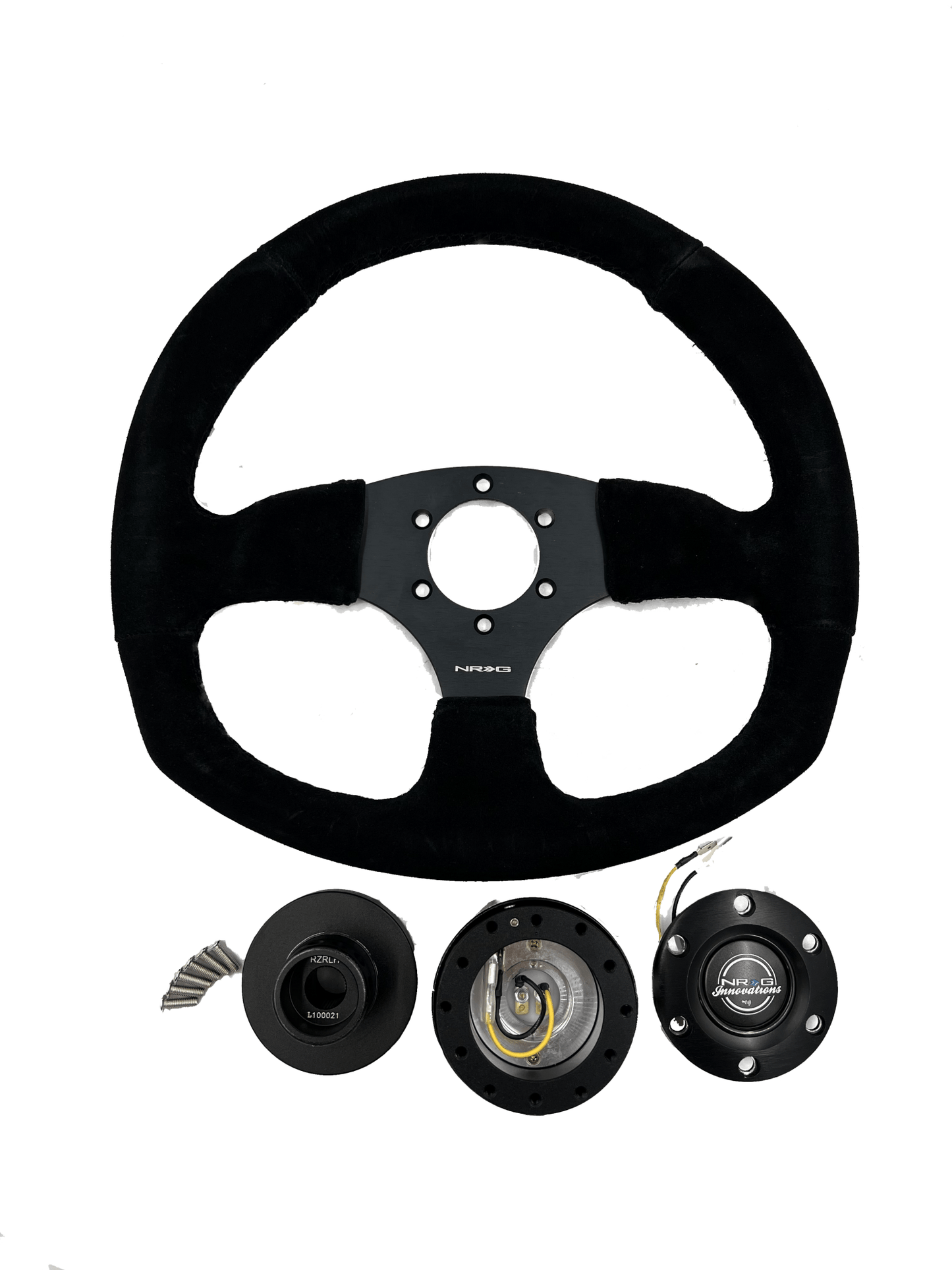 NRG - NRG Steering Wheel + Quick Release Setup - Fits YXZ1000 and Honda Talon - UTVRaceShop.Com