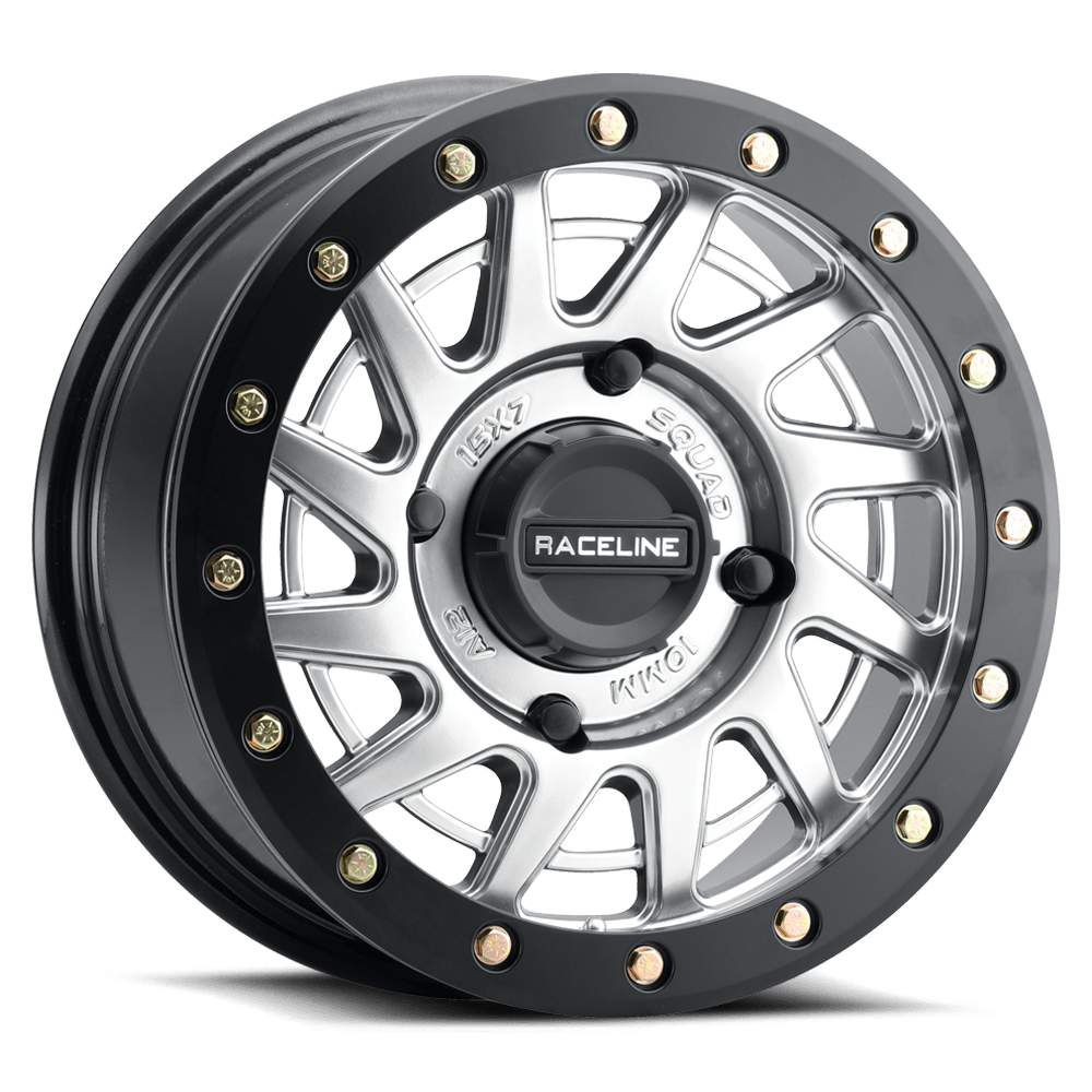 Raceline Wheels - Raceline Squad Beadlock Wheels 15X7 4/137 6+1(+38MM) - UTVRaceShop.Com