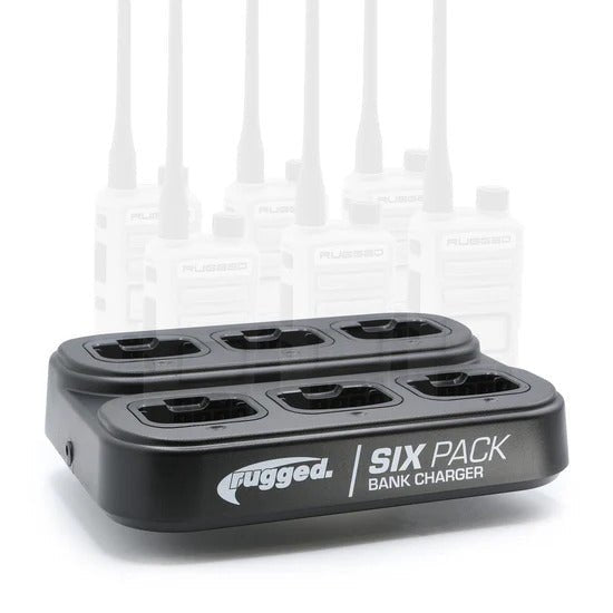 Rugged Radios - Rugged Radios 6 - Pack Charger For Rdhx Radios - UTVRaceShop.Com