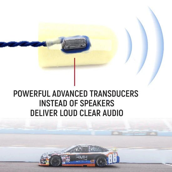 Rugged Radios - Rugged Radios Alphabud Foam Mono Earbud Speakers - UTVRaceShop.Com