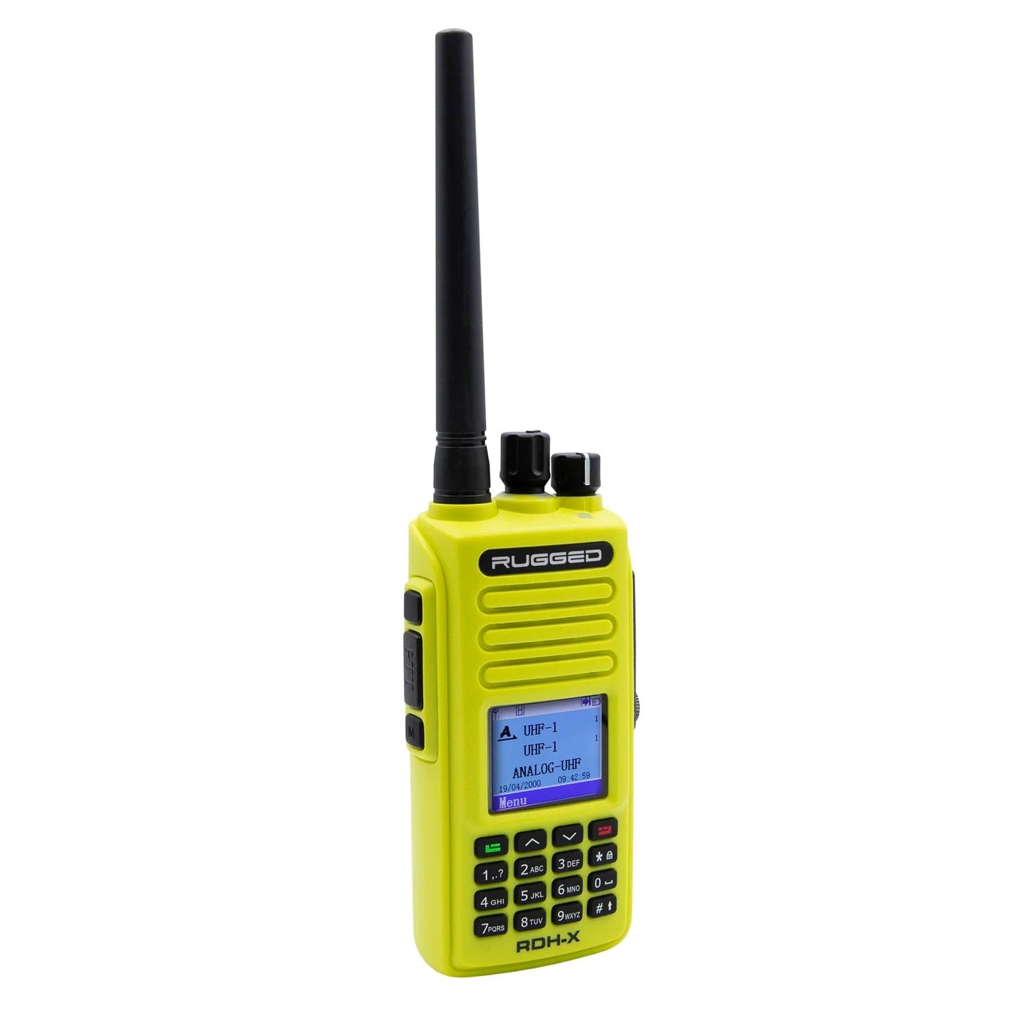 Rugged Radios - Rugged Radios Waterproof Analog/Digital - Uhf & Vhf Handheld Radio - [High Visability] - UTVRaceShop.Com