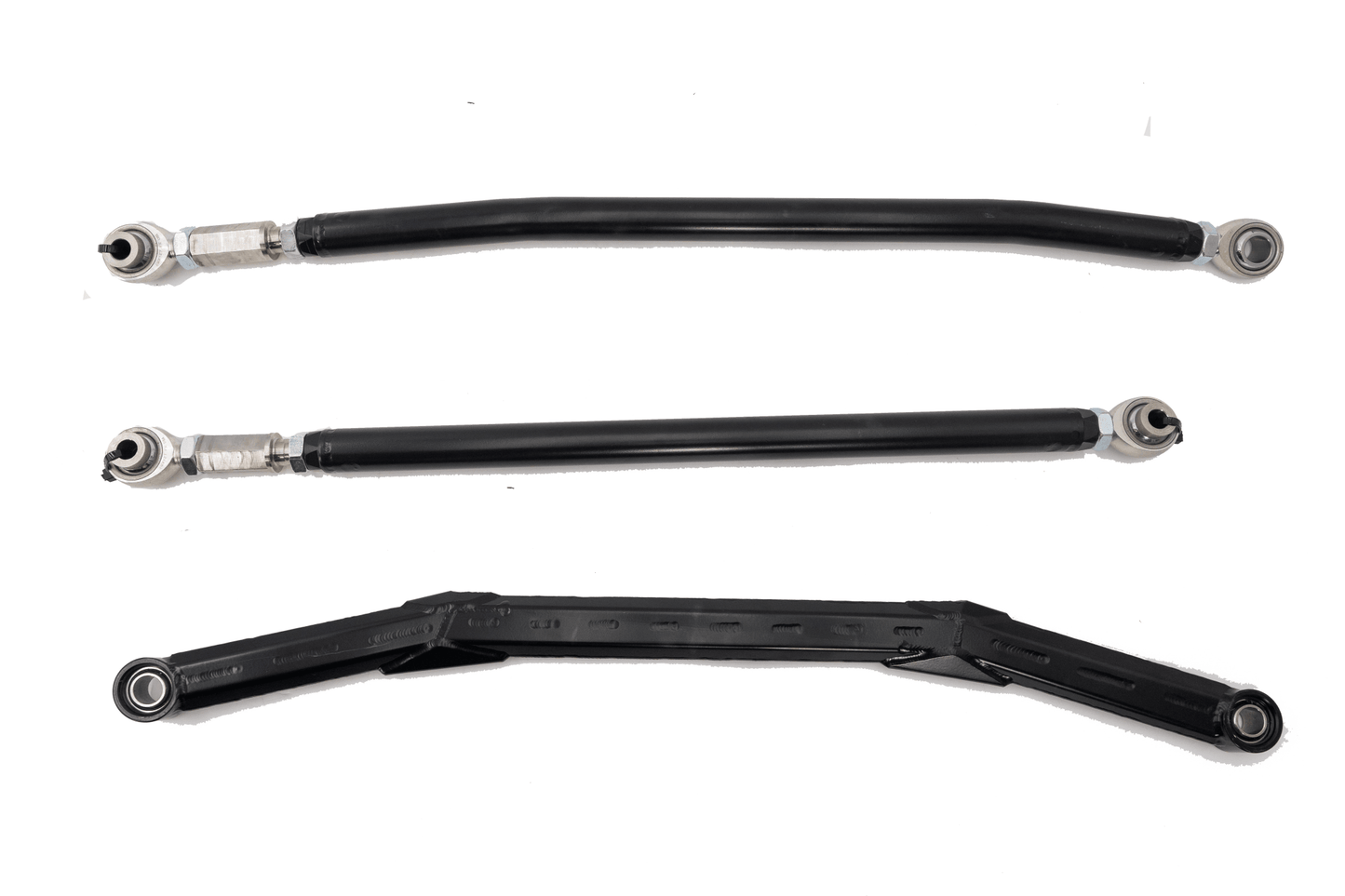 SF Raceworks - SF Raceworks Can - Am Maverick R Race Spec High Clearance Adjustable Radius Rods w/ Double Shear Bracket - UTVRaceShop.Com