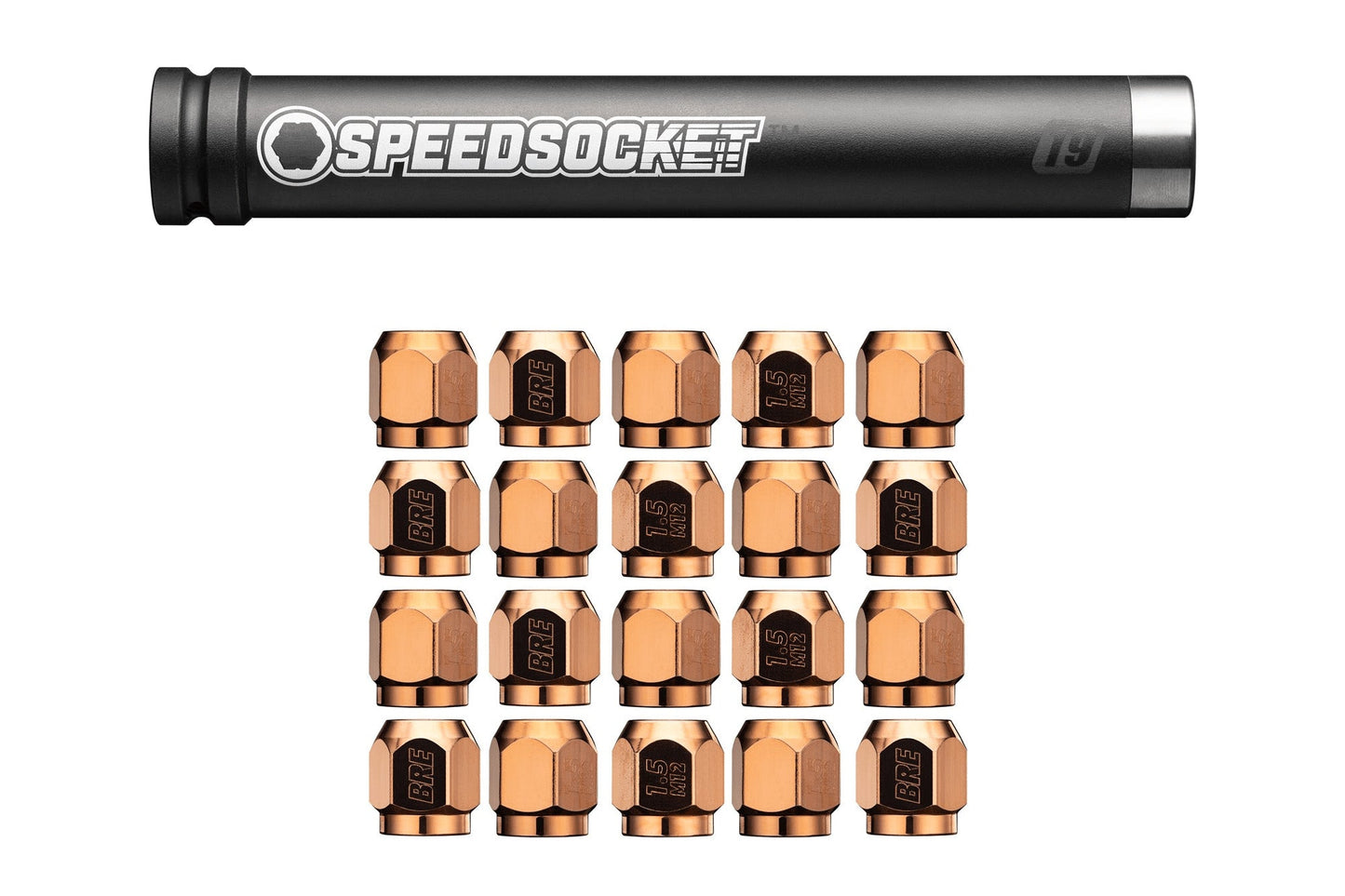 Speedsocket - Speedsocket Race Lug Nut Kit - M12x1.5 with Cartridge Socket - UTVRaceShop.Com